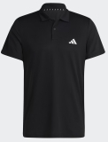 Tenisová polokošile Adidas Train Essentials Training Polo Shirt IB8103 černá Tenisová polokošile Adidas Train Essentials Training Polo Shirt IB8103 černá