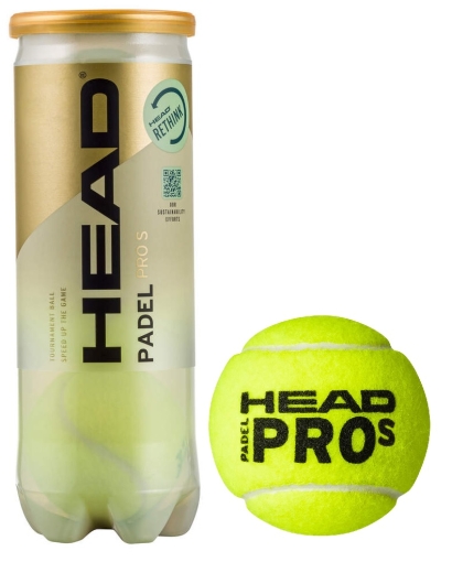 Padelový míč Head Padel PRO S 3 ks v dóze