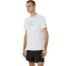 Tenisové tričko Asics Court Graphic Tee 2041A304-106 bílé