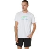 Tenisové tričko Asics Court Graphic Tee 2041A304-106 bílé