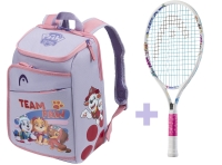 Tenisový set Tlapková patrola Head Paw 21 bílá + Kids Backpack Paw Tenisový set Tlapková patrola Head Paw 21 bílá + Kids Backpack Paw