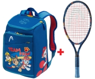 Tenisový set Tlapková patrola Head Paw 21 modrá + Kids Backpack Paw Tenisový set Tlapková patrola Head Paw 21 modrá + Kids Backpack Paw