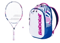 Tenisový set Babolat - B´Fly 23 + Backpack Kids pink Tenisový set Babolat - B´Fly 23 + Backpack Kids pink