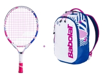 Tenisový set Babolat - B´Fly 17 + Backpack Kids pink Tenisový set Babolat - B´Fly 17 + Backpack Kids pink