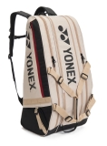 Tenisový bag Yonex GEARLOGIC RACQUET BAG 9 PCS Beige Tenisový bag Yonex GEARLOGIC RACQUET BAG 9 PCS Beige